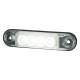 Lampa gabarit 78x22, LED, alba, slim 12-24V, LD2327 Horpol