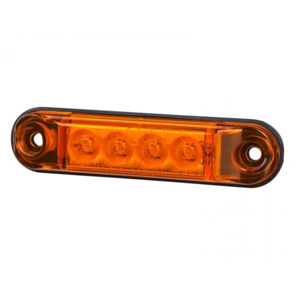 Lampa gabarit 78x22, LED, galbena, slim 12-24V, LD2328 Horpol