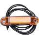 Lampa gabarit 78x22, LED, galbena, slim 12-24V, LD2328 Horpol