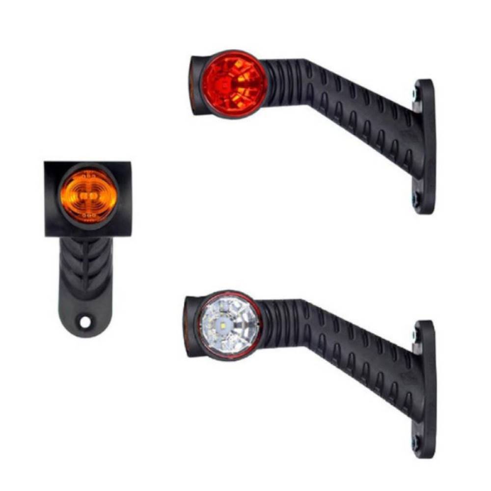 Lampa gabarit cu brat oblic 45°, 175mm, LED, stanga, LD2175 Horpol