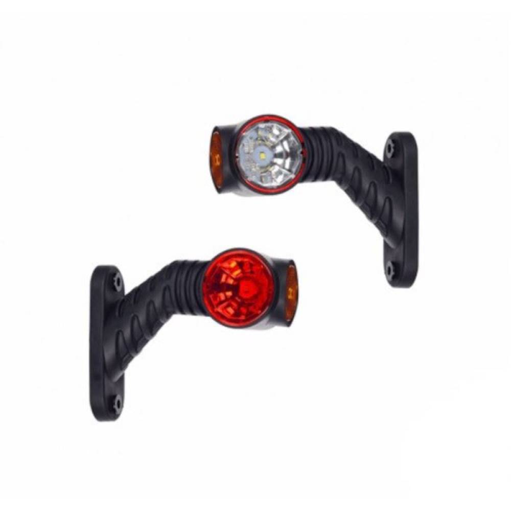 Lampa gabarit cu brat oblic 45°, 175mm, LED, dreapta, LD2174 Horpol
