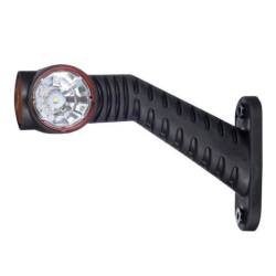Lampa gabarit cu brat oblic 45°, 175mm, LED, dreapta, LD2174 Horpol
