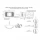 Lampa gabarit 71x42, LED, rosie LD2229 Horpol