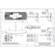 Lampa gabarit 122x44, LED, alba, cu suport, LD2219 Horpol Lampa gabarit 122x44, LED, alba, cu suport, LD2219 Horpol