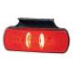 Lampa gabarit 122x44, LED, rosie, cu suport, LD2221 Horpol