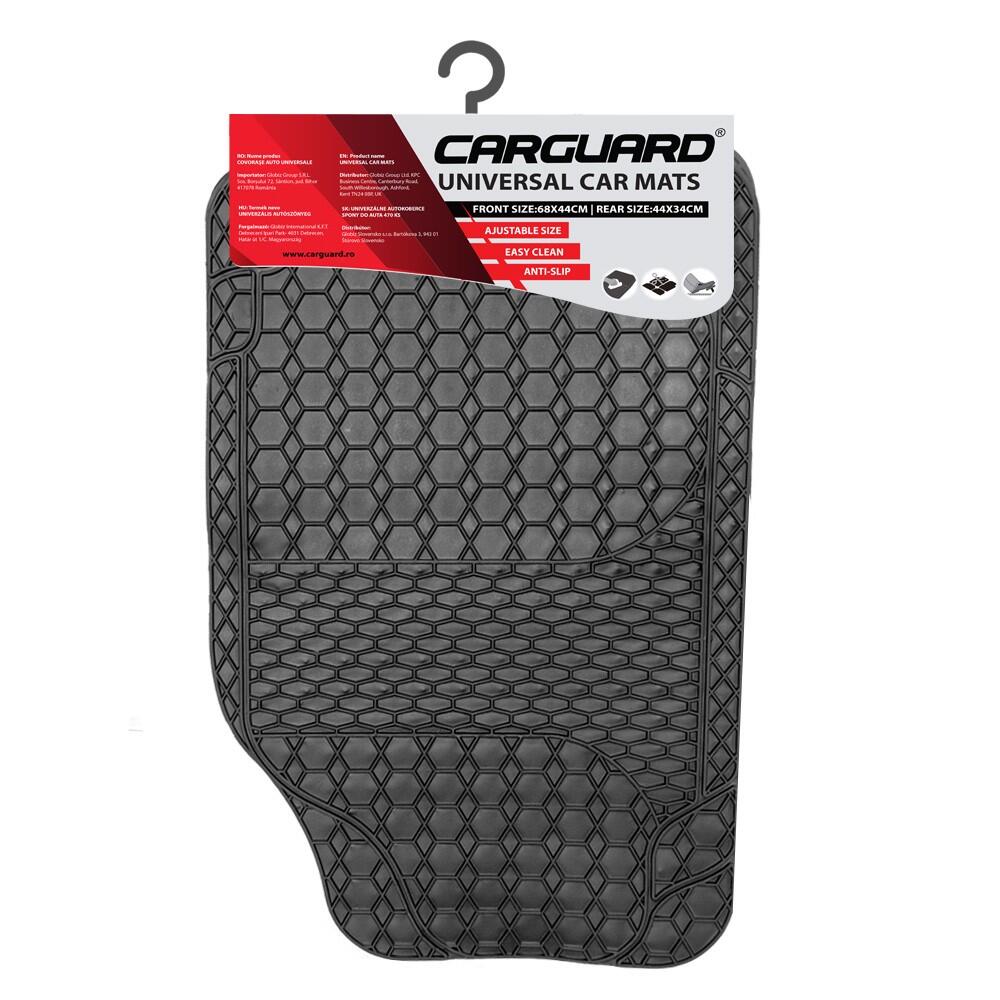 Covorașe auto universale ajustabile 68 x 44 cm / 44 x 34 cm PVC – negru, Carguard –PAC001 Covorașe auto universale ajustabile 68 x 44 cm / 44 x 34 cm PVC – negru, Carguard –PAC001