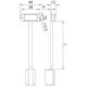 Lampa gabarit 46x15, LED, rosie, cu mufa rapida QS150, FT-090C Fristom Lampa gabarit 46x15, LED, rosie, cu mufa rapida QS150, FT-090C Fristom