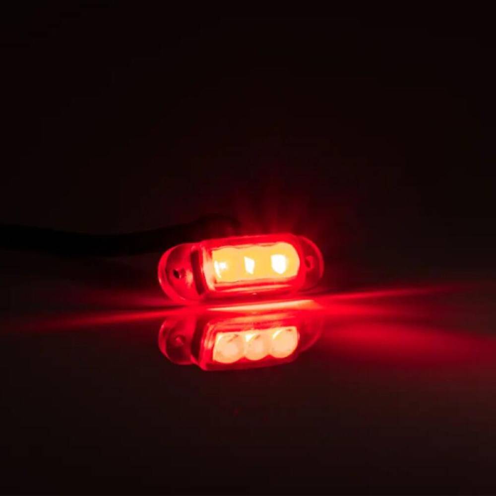 Lampa gabarit 46x15, LED, rosie, cu mufa rapida QS150, FT-090C Fristom Lampa gabarit 46x15, LED, rosie, cu mufa rapida QS150, FT-090C Fristom