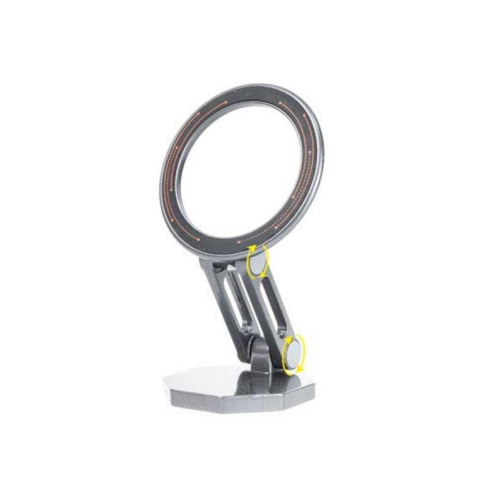 Suport telefon, pliabil si magnetic, bază rotativă 360°, prindere pe bord, Automax 6056