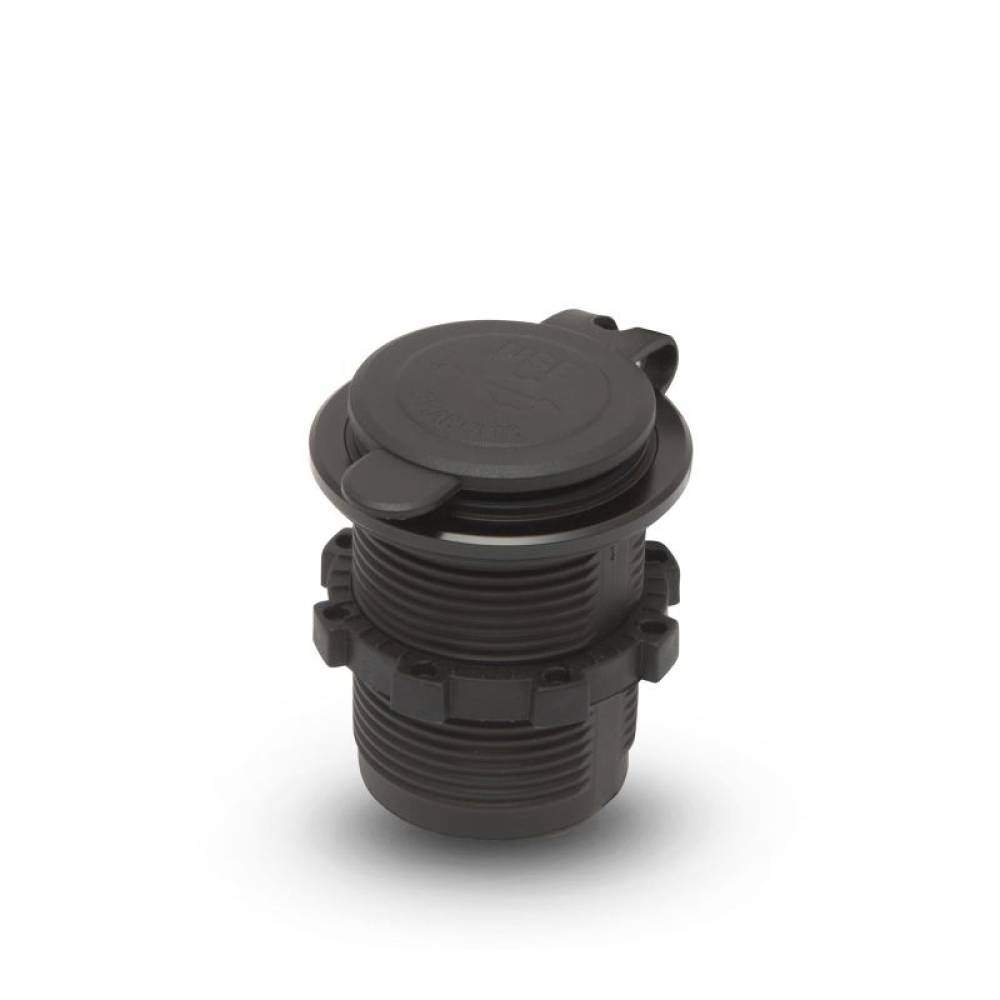 Priza cu 2 USB, 12/24V, rotunda, lumina albastra, 42558 CarCo