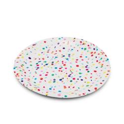Set farfurii hartie, cu buline, 23cm Party 57311