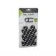 Set 20 capacele plastic, pentru prezoane 19inch, negru, 58044 Carmotion