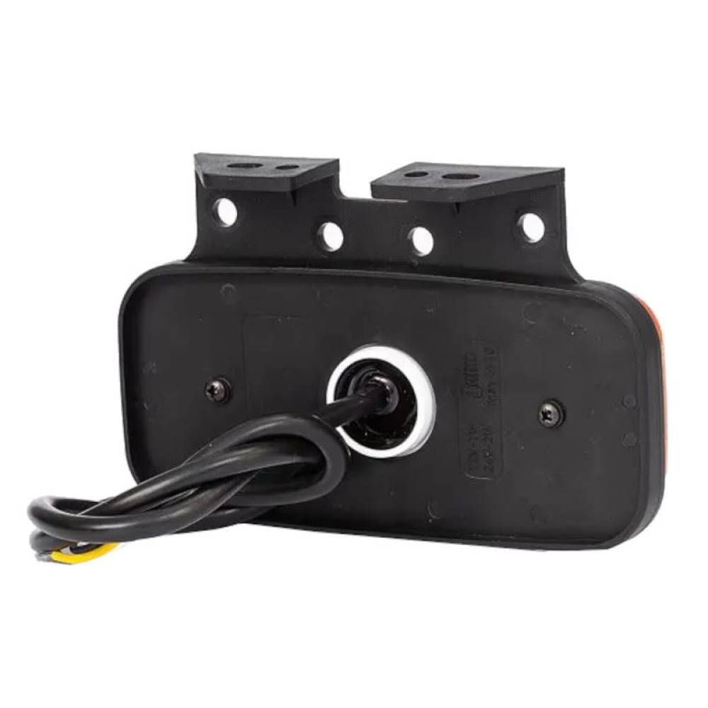 Lampa gabarit 125X60, LED, cu semnalizare si suport, galbena, FT-080+K Fristom