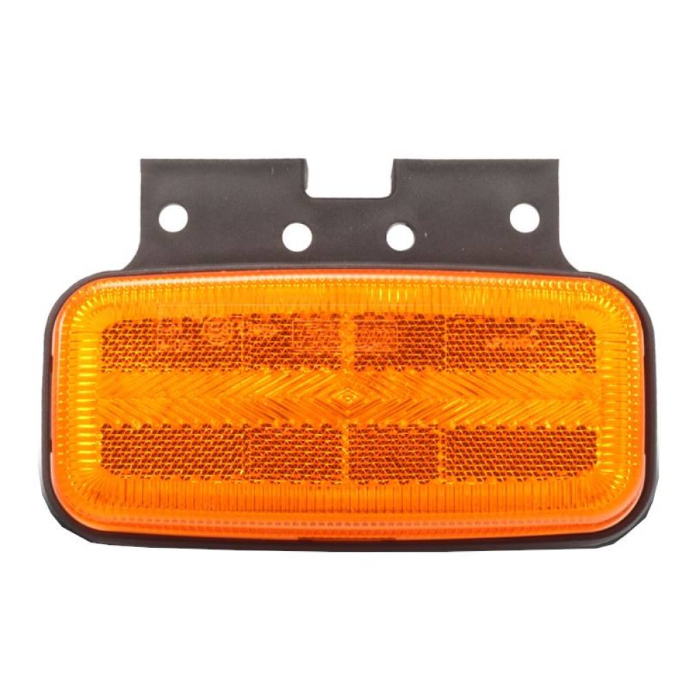 Lampa gabarit 125X60, LED, cu semnalizare si suport, galbena, FT-080+K Fristom