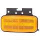 Lampa gabarit 125X60, LED, cu semnalizare si suport, galbena, FT-080+K Fristom
