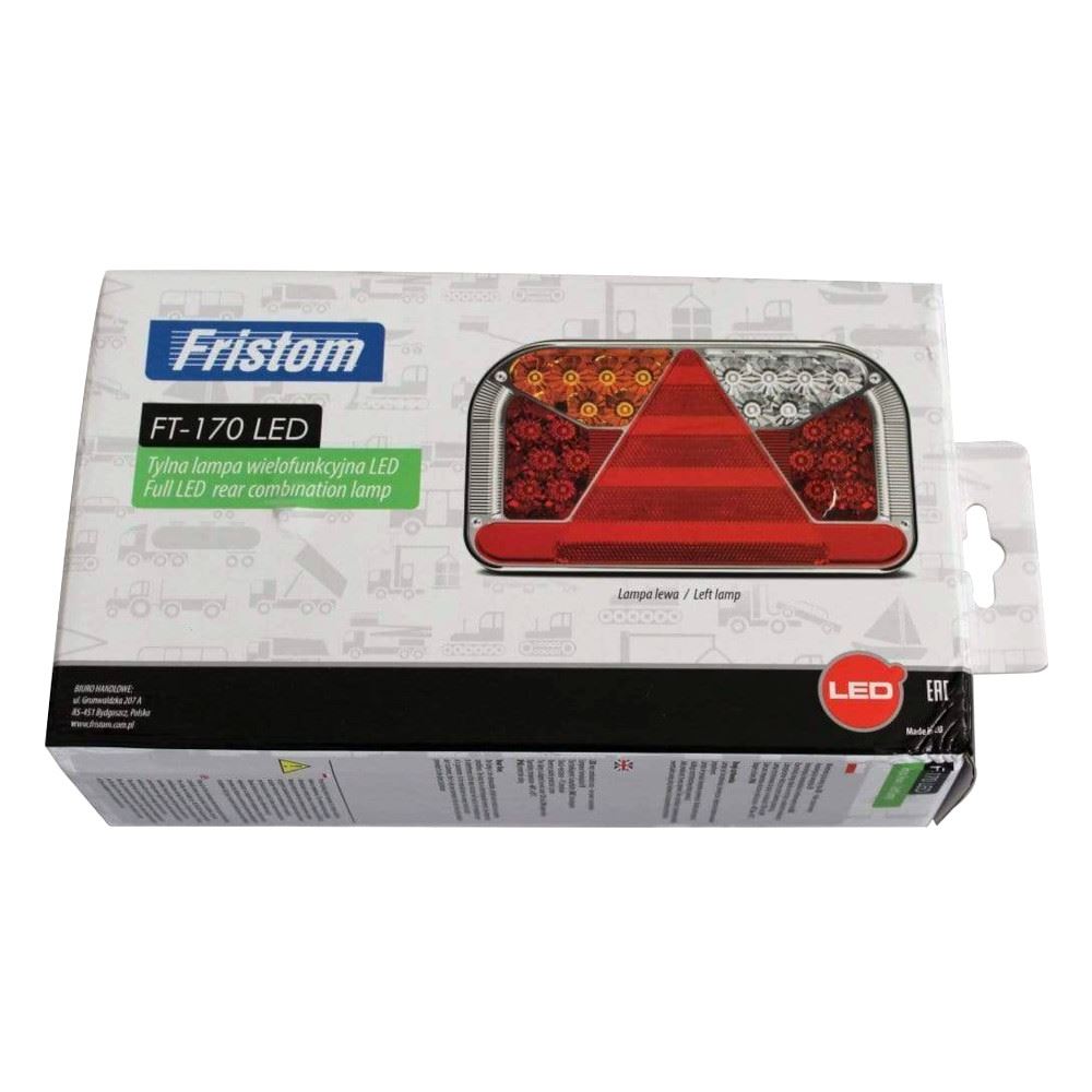 Lampa spate 240x140, 6 functii, LED, dreapta, cu mufa 5pini, FT-170-P TB SPKCOF Bajonet Fristom Lampa spate 240x140, 6 functii, LED, dreapta, cu mufa 5pini, FT-170-P TB SPKCOF Bajonet Fristom