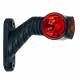 Lampa gabarit cu brat oblic 45°, 125mm, LED, alb-rosu-galbena, dreapta, LD2180 Horpol