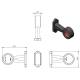 Lampa gabarit cu brat drept lung 96mm, LED, angel eye, LD722 Horpol Lampa gabarit cu brat drept lung 96mm, LED, angel eye, LD722 Horpol