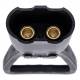 Fisa 2 pini, 24V, tip starter, cu maner, SW-4, E1309