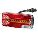 Lampa spate 305x132, 6 functii, semnalizare dinamica, cu mufa 7 pini, stanga, color, Carmen LZD2404 Horpol