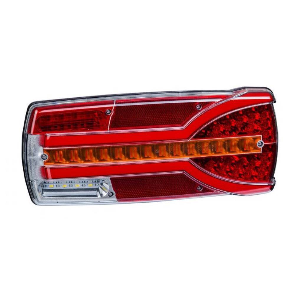 Lampa spate 305x132, 6 functii, semnalizare dinamica, cu mufa 7 pini, dreapta, color, Carmen LZD2405 Horpol