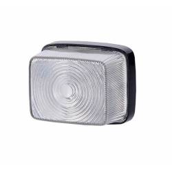 Lampa gabarit 78x65, bec, alba, pozitie fata cabina, 12-24V, LO208 Horpol