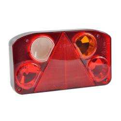 Lampa spate, 232x138, 6 functii, cu triunghi, ceata si mers inapoi, dreapta, Hor68 LZT808 Horpol