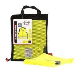Vesta reflectorizanta verde cu husa si scai, set 2 bucati, XL, Premium, 549.12 Heyner