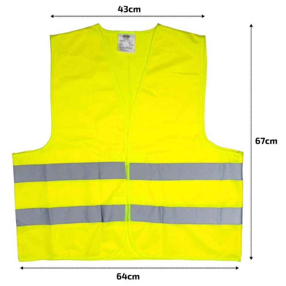 Vesta reflectorizanta verde cu husa si scai, set 2 bucati, XL, Premium, 549.12 Heyner