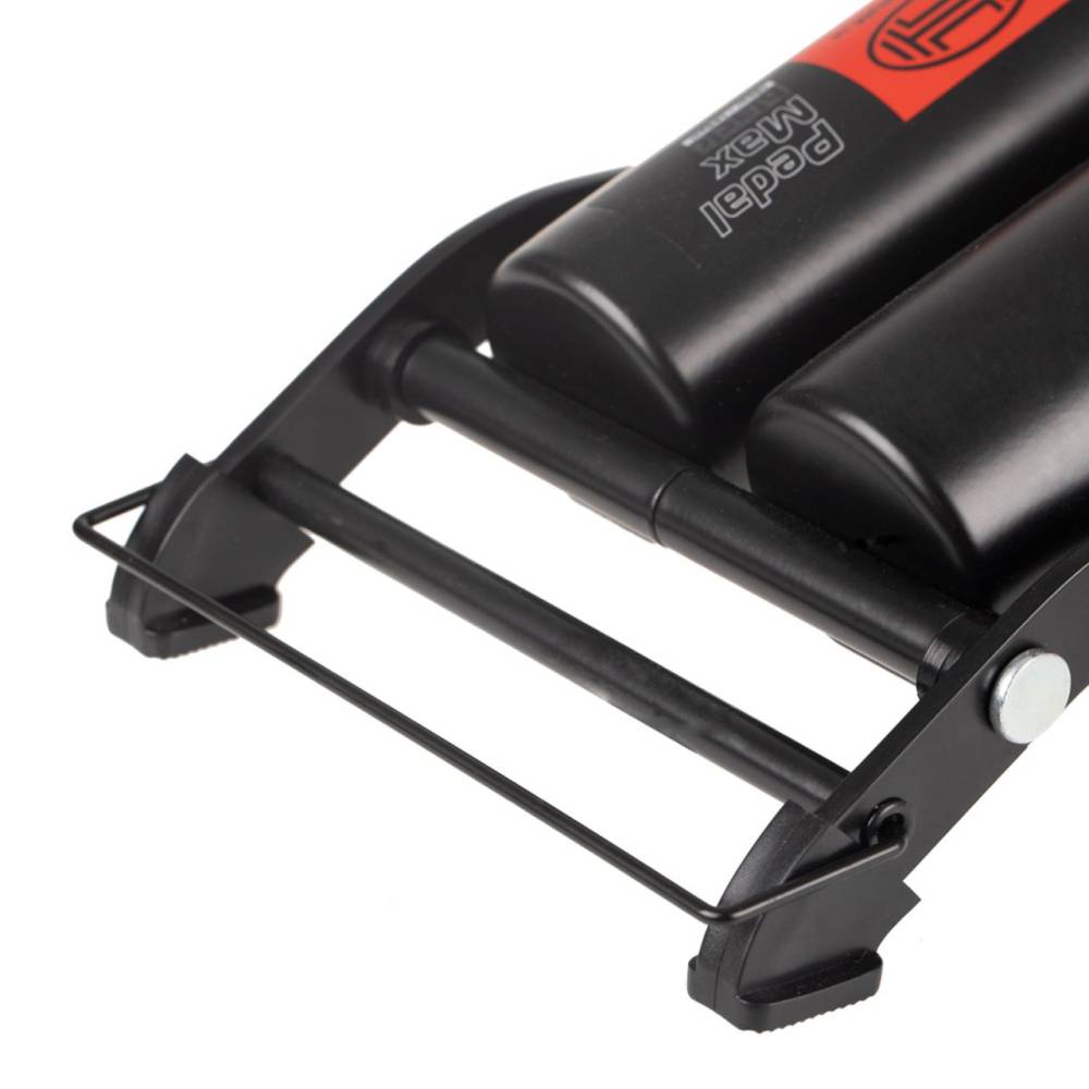 Pompa aer picior 2 cilindri 14 bar PedalMax Black Edition PRO 225.01 Heyner