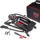 Pompa aer picior 2 cilindri 14 bar PedalMax Black Edition PRO 225.01 Heyner