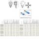 Proiector lucru fi87, LED, 1000lm, CRC5A. 49401 Wesem