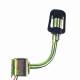 Suport prindere girofar tip L, cu prindere omega, pentru  girofar cu priza DIN 12/24V, TT.F.008