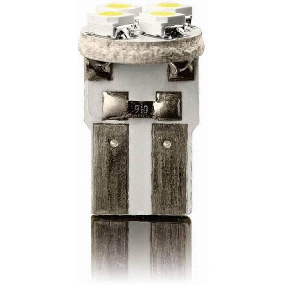 Set 2 becuri T10, fara dulie, 4 LED-uri SMD-5050 12V, 6222 Vecta Set 2 becuri T10, fara dulie, 4 LED-uri SMD-5050 12V, 6222 Vecta