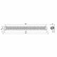 Proiector LED BAR, 885x87, combo, 60 LED-uri, 180W, LB0005 