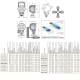 Proiector lucru fi87, LED, 1500lm, maner, intrerupator, cutie, CRC5D. 51656 Wesem