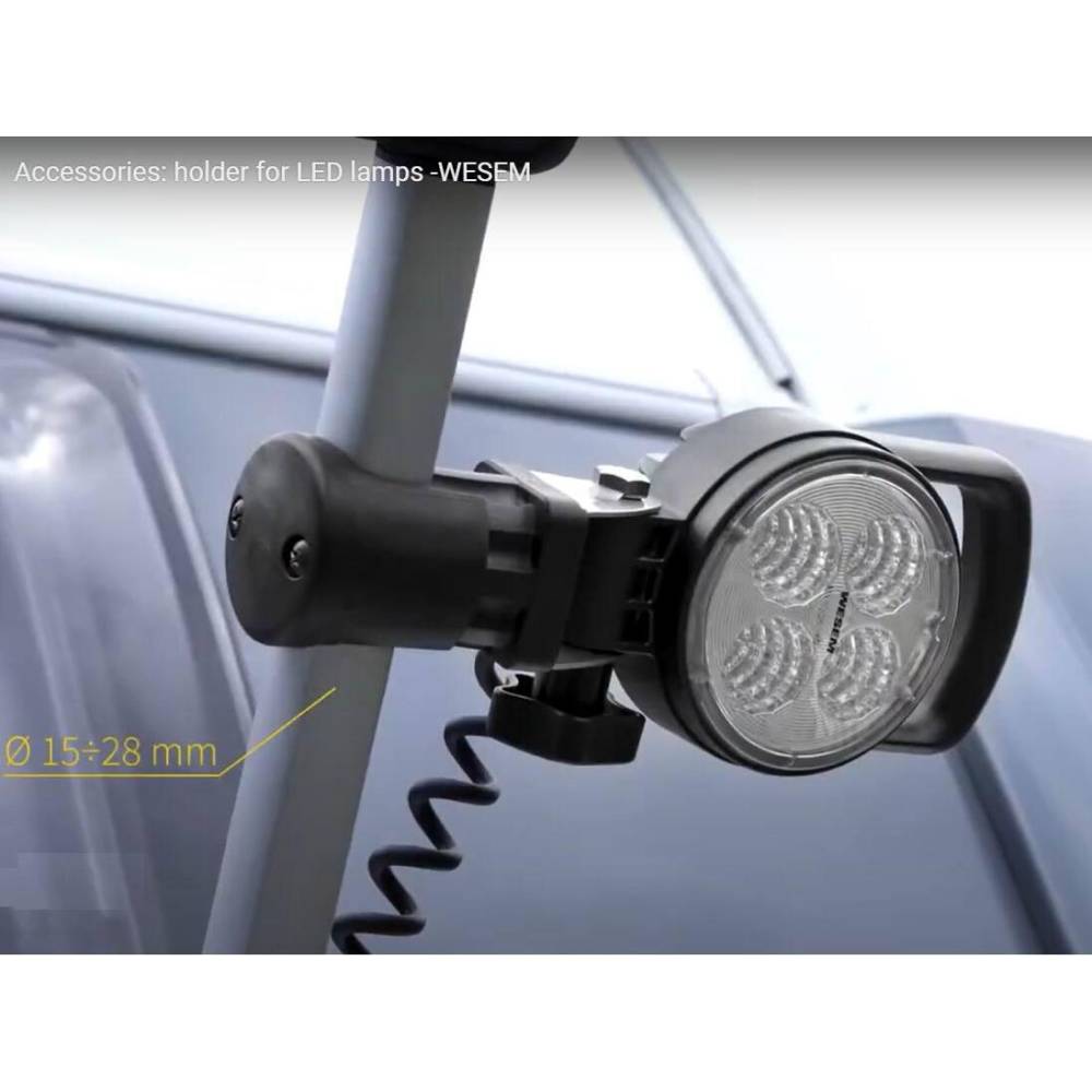 Suport universal metalic pentru prindere pe teava rotunda, Omega CAR2.49110 Wesem