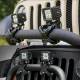 Set 2 suporti proiectoare, prindere in X pe rollbar sau bullbar, reglabil 50-76mm, S.P.015 247 Lighting