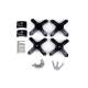 Set 2 suporti proiectoare, prindere in X pe rollbar sau bullbar, reglabil 50-76mm, S.P.015 247 Lighting