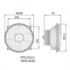 Element optic fi131/139-106, cu pozitie PES3.42222 Wesem
