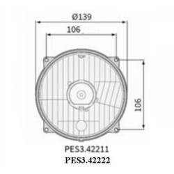 Element optic fi131/139-106, cu pozitie PES3.42222 Wesem