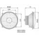 Element otpic fi142/151-114, cu pozitie, in masca, Deutz, PES2.42025 Wesem