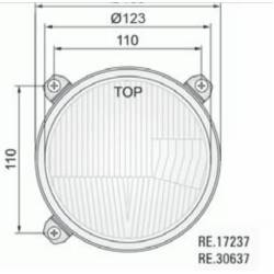 Element optic fi123/139-110 in masca cu pozitie, dreapta RE.30637 Wesem