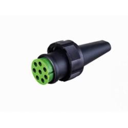 Mufa conector cu 8 pini, pentru lampi, verde, Bayoneta TLA 02134 Horpol Mufa conector cu 8 pini, pentru lampi, verde, Bayoneta TLA 02134 Horpol