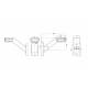 Lampa gabarit cu brat oblic 45°, 185mm, LED, 3 functii, stanga 12-24V, W168.4-1171L Was