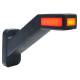 Lampa gabarit cu brat oblic 45°, 185mm W168.4-1171P, LED, 3 functii, dreapta 12-24V Was