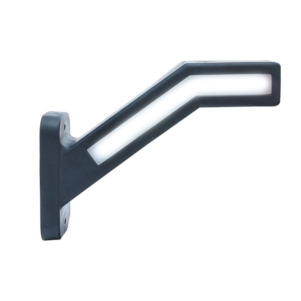 Lampa gabarit cu brat oblic 45°, 185mm, LED, 3 functii, stanga 12-24V, W168.1-1165L Was