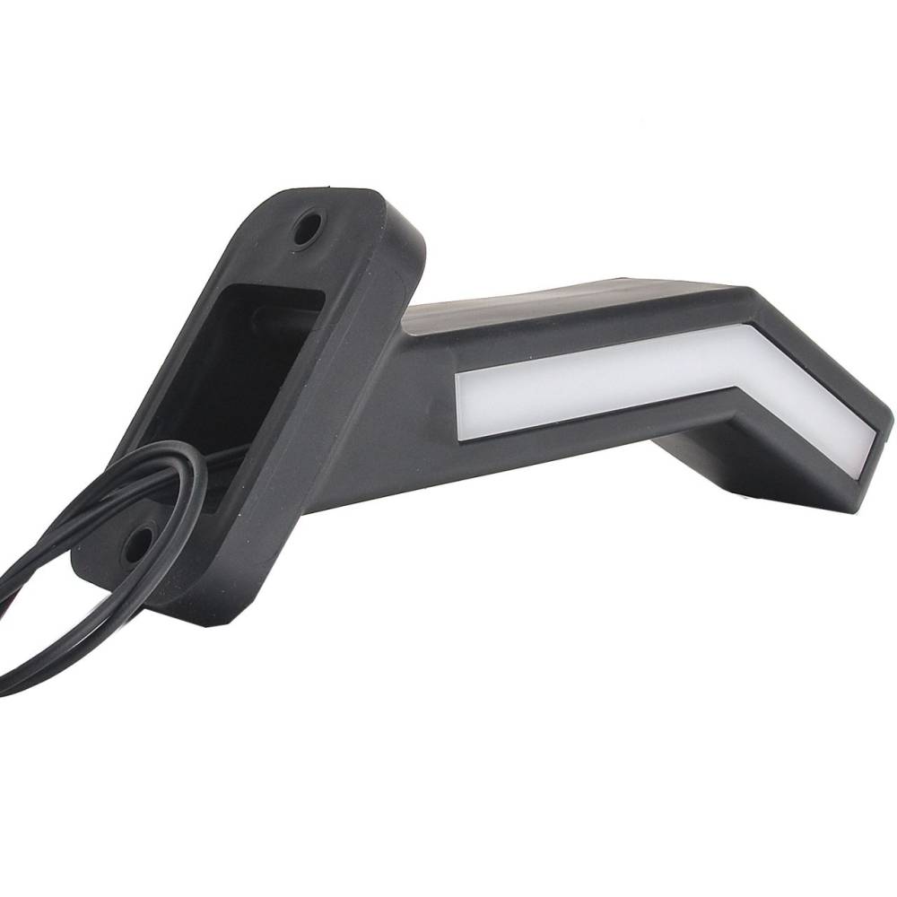 Lampa gabarit cu brat oblic 45°, 185mm, LED, 3 functii, stanga 12-24V, W168.1-1165L Was