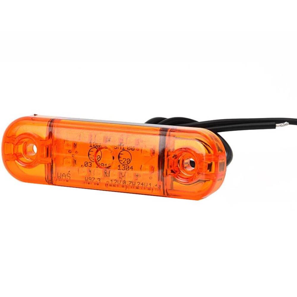 Lampa gabarit 84x24, LED, slim, galbena, 12-24V, W97.3 714 Was