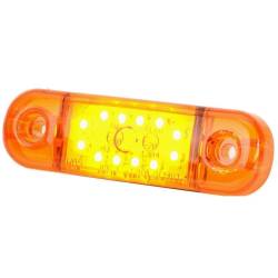 Lampa gabarit 84x24, LED, slim, galbena, 12-24V, W97.3 714 Was
